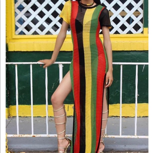 rasta dress pretty little thing